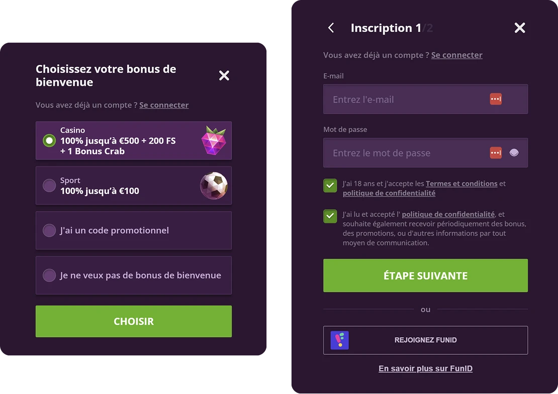 Malina casino connexion